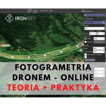 Fotogrametria i Mapowanie z Drona - Szkolenie Online (Teoria + Praktyka)