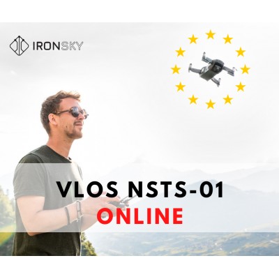 [ONLINE] VLOS + FPV DO 4 KG NSTS-01 - UNIJNY KURS NA PILOTA DRONA W ZASIĘGU WZROKU - VOUCHER