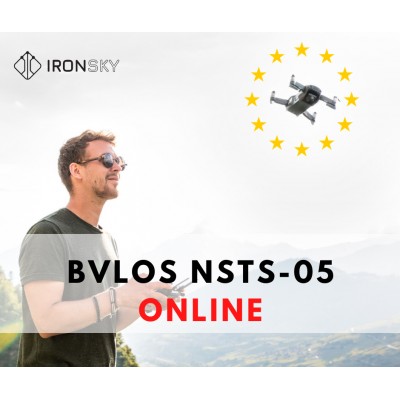 [ONLINE] BVLOS DO 4 KG NSTS-05 (+ GRATIS NSTS-01) - KURS NA PILOTA DRONA POZA ZASIĘGIEM WZROKU - VOUCHER -