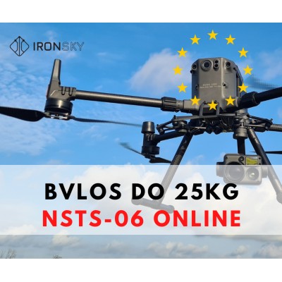 [BLACK FRIDAY] BVLOS DO 25 KG NSTS-06 - UNIJNY KURS NA PILOTA DRONA POZA ZASIĘGIEM WZROKU - VOUCHER