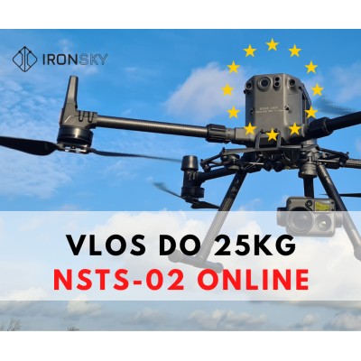[BLACK FRIDAY] VLOS DO 25 KG NSTS-02 - UNIJNY KURS NA PILOTA DRONA W ZASIĘGU WZROKU - VOUCHER