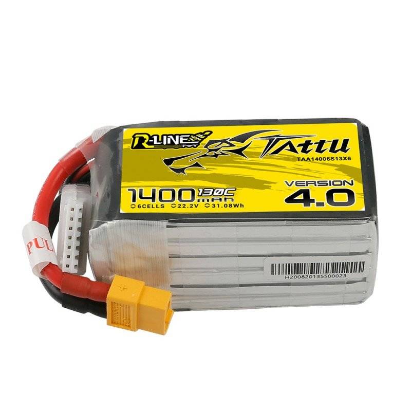 19766_1 Akumulator Tattu R-Line 4.0 1400mAh 22.2V 130C 6S1P XT60 - obrazek 1
