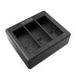 Ładowarka trójkanałowa TELESIN + 2 akumulatory do GoPro Hero 12 /11 / 10 / 9 - obrazek 3