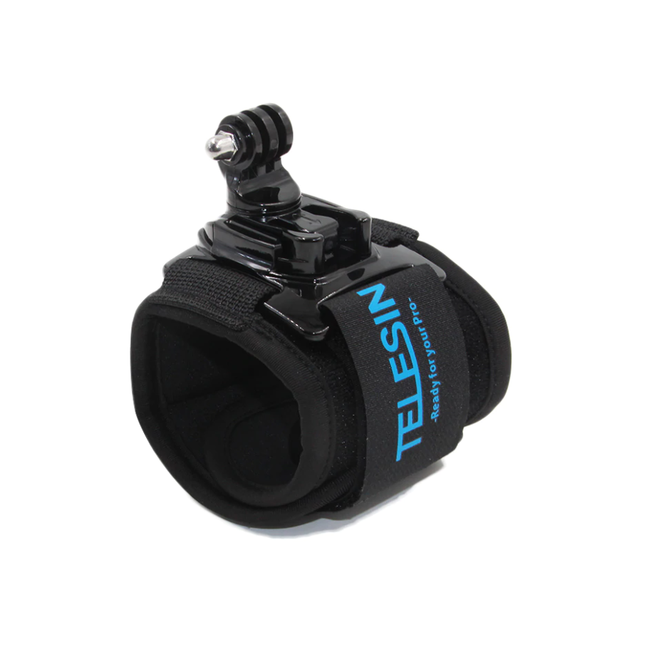 20316_1 Opaska na rękę Telesin z mocowaniem obrotowym do kamer sportowych (GP-WFS-220) - obrazek 1