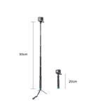 Selfie stick Telesin z plastikowym tripodem do kamer sportowych (GP-MNP-090-D) - obrazek 7