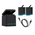 Ładowarka trójkanałowa Telesin Box dla GoPro Hero 8 + 2 akumulatory (GP-BNC-801) - obrazek 4