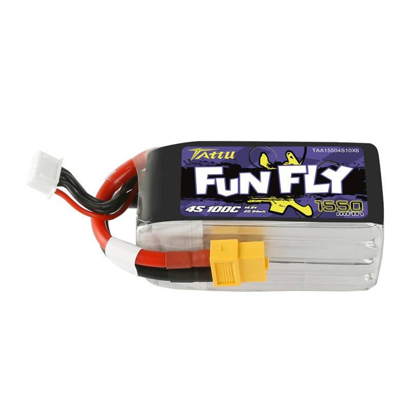 21796_1 Akumulator Tattu Funfly 1550mAh 14,8V 100C 4S1P - obrazek 1