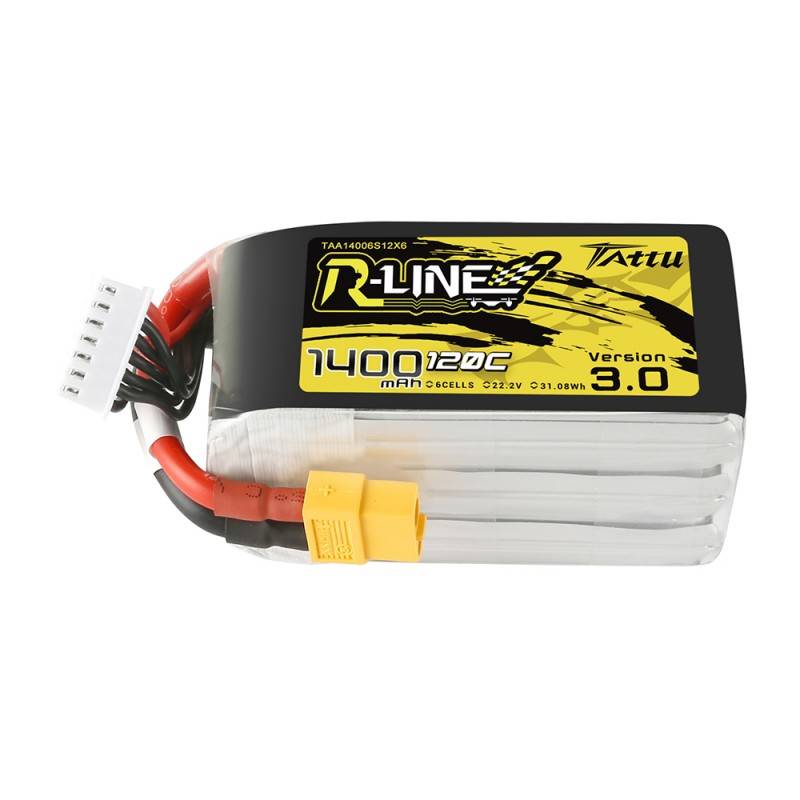 22263_1 Akumulator Tattu R-Line 3.0 1400mAh 22.2V 120C 6S1P XT60 - obrazek 1