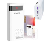 Powerbank Romoss SENSE8PF 30000mAh, 22.5W (biały) - obrazek 2