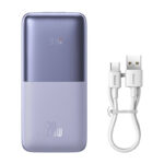 Powerbank Baseus Bipow Pro 10000mAh, 2xUSB, USB-C, 20W (fioletowy) - obrazek 8