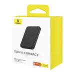 Magnetyczny mini powerbank Baseus 5000mAh, USB-C 20W (czarny) - obrazek 8