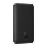 Magnetyczny mini powerbank Baseus 5000mAh, USB-C 20W (czarny) - obrazek 3