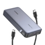 Powerbank 25000mAh Ugreen PB205, USB + 2x USB-C, 145W PD (szary) - obrazek 3