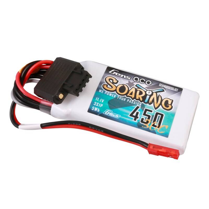 42346_3 Akumulator Gens ace G-Tech Soaring 450mAh 11.1V 30C 3S1P Lipo Battery - obrazek 1