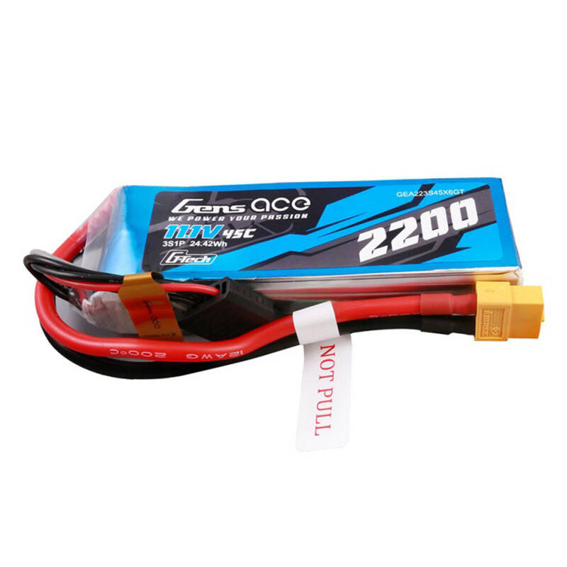 42694_3 Akumulator Gens Ace G-Tech 2200mAh 11.1V 45C 3S1P z konektorem XT60 - obrazek 1