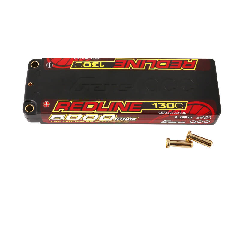 42836_4 Akumulator Gens ace Redline Series 5000mAh 7.4V 130C 2S1P HardCase 56# HV Lipo - obrazek 1