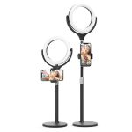 Stojak / statyw biurkowy Blitzwolf BW-SL4 na telefon, z lampą LED - obrazek 2