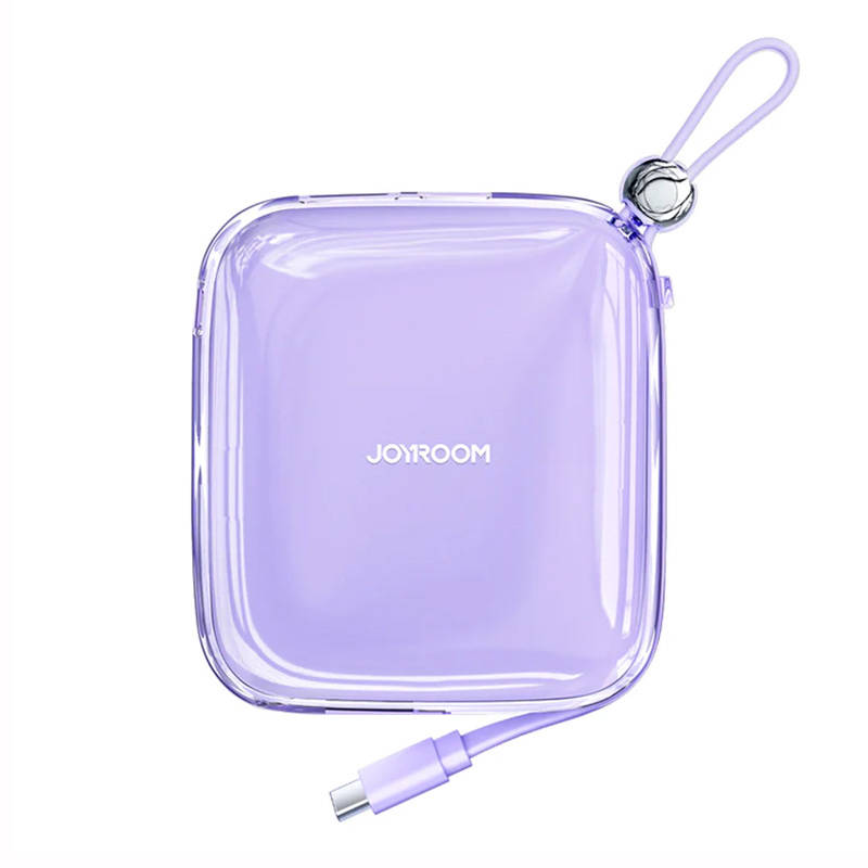 29274_1 Powerbank Joyroom JR-L004 Jelly 10000mAh, USB C (fioletowy) - obrazek 1