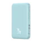 Powerbank magnetyczny Baseus Magnetic Mini 6000mAh, USB-C 20W MagSafe (niebieski) - obrazek 2