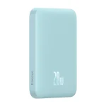 Powerbank magnetyczny Baseus Magnetic Mini 6000mAh, USB-C 20W MagSafe (niebieski) - obrazek 3