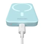 Powerbank magnetyczny Baseus Magnetic Mini 6000mAh, USB-C 20W MagSafe (niebieski) - obrazek 8
