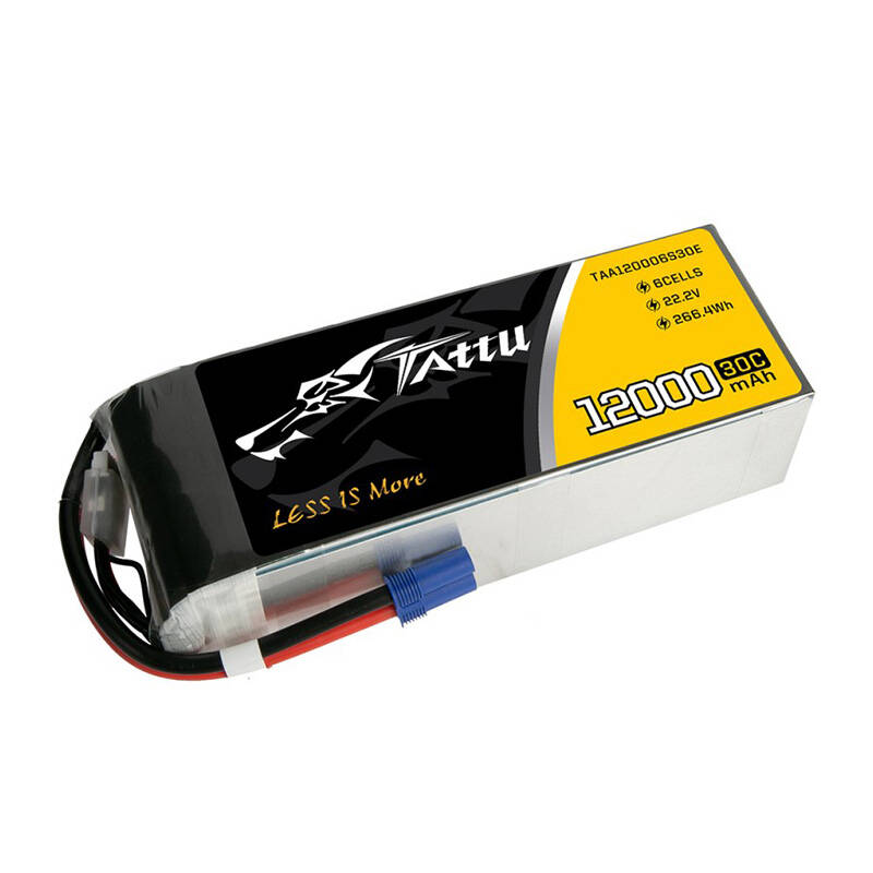 43174_2 Akumulator Tattu 12000mAh 22.2V 30C 6S1P UAV Lipo Pack z konektorem EC5 - obrazek 1