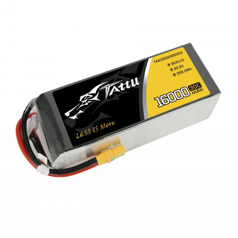 43175_3 Akumulator Tattu 16000mAh 22.2V 30C 6S1P LiPo Pack z konektorem XT90 Anti-spark - obrazek 1