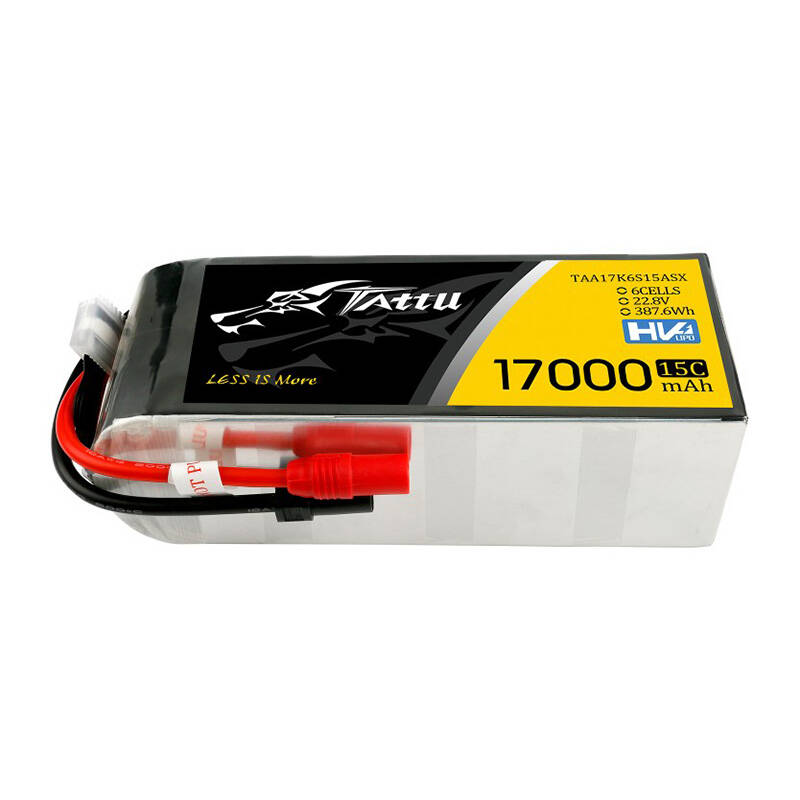 43179_4 Akumulator Tattu 17000mAh 22.8V 15C 6S1P Lipo z konektorem AS150+XT150 - obrazek 1