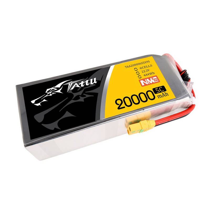 43182_3 Akumulator Tattu NMC 20000mAh 22.2V 5C 6S1P Lipo Pack z konektorem XT90-S - obrazek 1