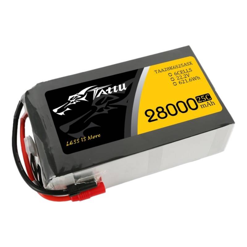 43188_1 Akumulator Tattu 28000mAh 22.2V 25C 6S1P Lipo Pack z konektorem AS150+XT150 - obrazek 1