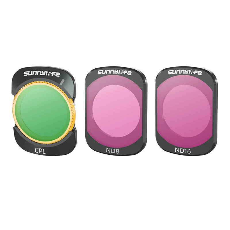 46084_3 Filtry CPL, ND8, ND16 Sunnylife do DJI Osmo Pocket 3 - obrazek 1