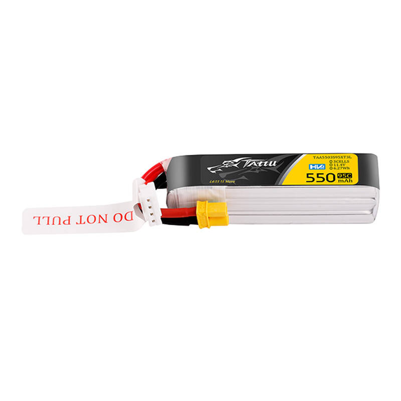 46117_2 Akumulator Tattu 3s 550mAh 95C 11.4V HV Lipo Battery z konektorem XT30 Plug Long-Pack - obrazek 1