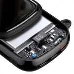 Powerbank Baseus Qpow PRO z kablem Lightning, portem USB-C i USB, 20000mAh, 20W (czarny) - obrazek 3