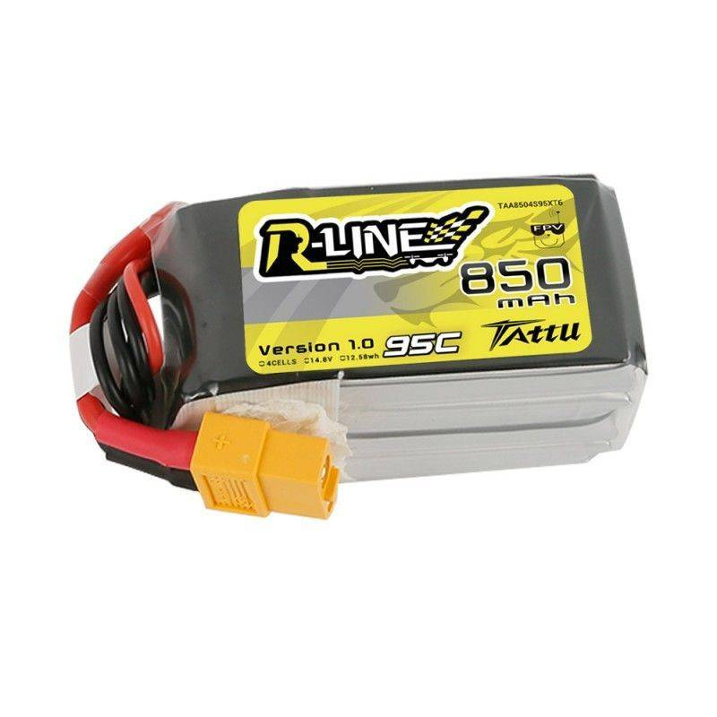21413_4 Akumulator Tattu R-Line 850mAh 14.8V 95C 4S1P - obrazek 1