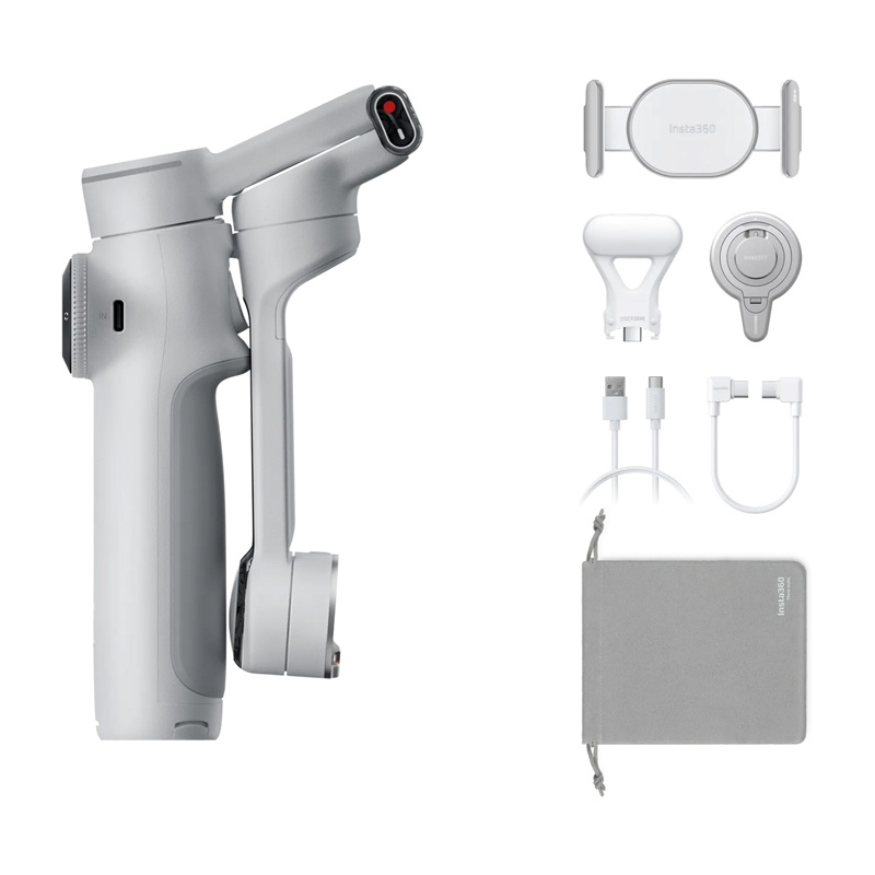 50829_1 Stabilizator Insta360 Flow 2 Pro Creator Bundle (szary) - obrazek 1