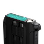 Powerbank Joyroom JR-L017 10000mAh, 22.5W, z kabel Lightning + USB-C (czarny) - obrazek 7