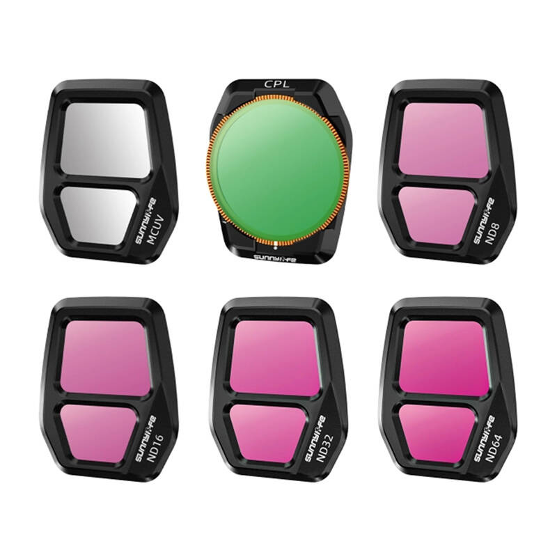 49620_1 Zestaw filtrów Sunnylife A3S-FI929 6szt Mix do AIR 3S - obrazek 1