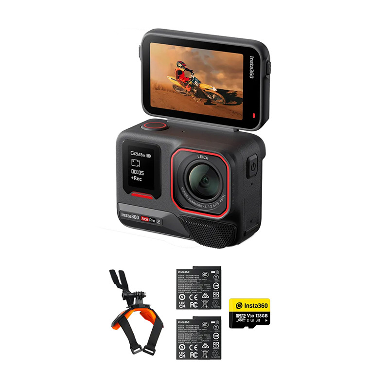51805_2 Kamera Insta360 Ace Pro 2 Motorcycle Bundle - obrazek 1
