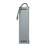 Adapter 11w1 Baseus Enjoyment, HUB USB-C do 2x HDMI, 3x USB 3.0, VGA, RJ45, USB-C PD, SD/microSD, jack 3,5mm - obrazek 2