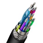 Kabel HDMI 2.0 Baseus Cafule, 4K, 3D, 1m (czarno-szary) - obrazek 6