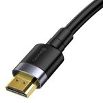 Kabel HDMI 2.0 Baseus Cafule, 4K, 3D, 3m (czarno-szary) - obrazek 4