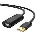 Kabel przedłużający USB 2.0 UGREEN US121, aktywny, 5m (czarny) - obrazek 4