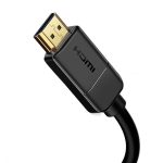 Kabel HDMI 2.0 Baseus, 4K 60Hz, 3D, HDR, 18Gbps, 1m (czarny) - obrazek 2