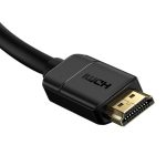 Kabel HDMI 2.0 Baseus, 4K 60Hz, 3D, HDR, 18Gbps, 3m (czarny) - obrazek 5