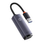 Adapter sieciowy Baseus Lite Series USB do RJ45, 1000Mbps (szary) - obrazek 6