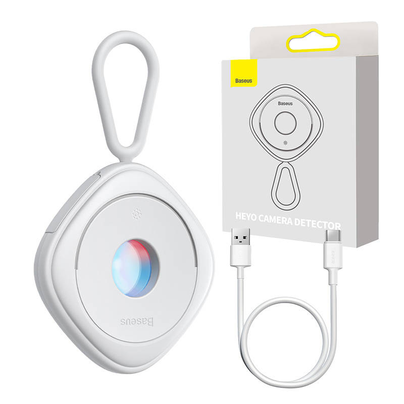 25973_6 Wykrywacz ukrytych kamer Baseus Heyo (biały) - obrazek 1