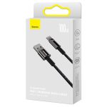 Kabel USB do USB-C Baseus Tungsten Gold, 100W, 1m (czarny) - obrazek 9