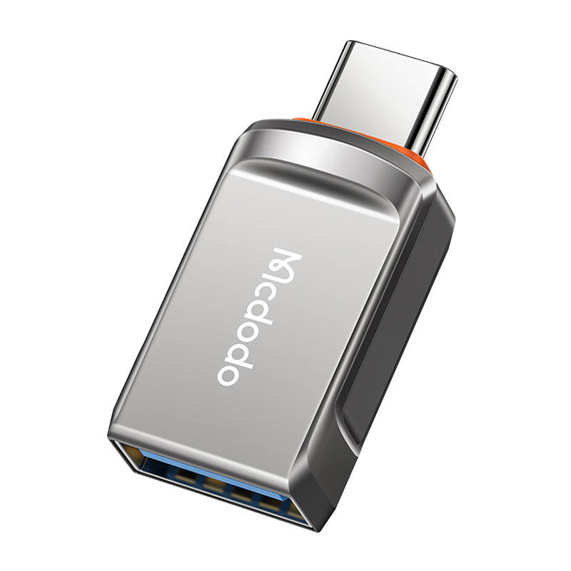 27701_1 Adapter USB 3.0 do USB-C, Mcdodo OT-8730 (szary) - obrazek 1
