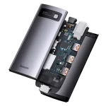 Hub 8w1 Baseus StarJoy Series, USB-C do HDMI + 3 x USB 3.1 + USB-C PD + RJ45 + microSD/SD - obrazek 4