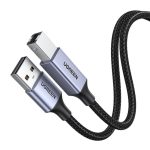 Kabel USB 2.0 A do B UGREEN  US369 , 5m (czarny) - obrazek 2